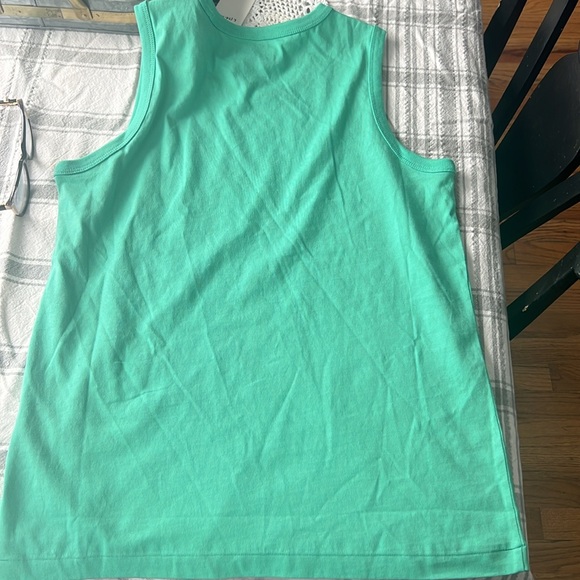NWT girls Polo Ralph Lauren light green tank. Great under sweaters/zip ups SZ L - Picture 4 of 5